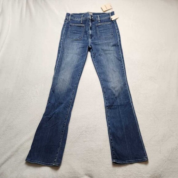 MOTHER Blue Flare Jeans - Picture 5 of 13